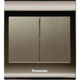Viko Panasonic Thea Blu 2'li Una Füme Kapak Dore Anahtar Çerçeve