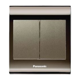 Viko Panasonic Thea Blu 2'li Una Füme Kapak Dore Anahtar Çerçeve