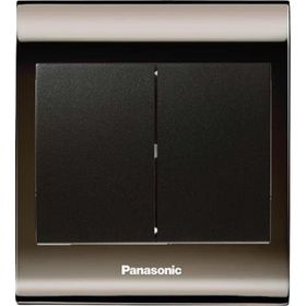 Viko Panasonic Thea Blu 2'li Una Füme Kapak Siyah Anahtar Çerçeve