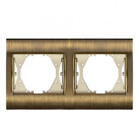 Viko Panasonic Thea Blu Antique + Dore İkili Çerçeve