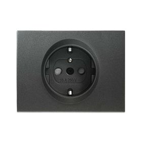 Viko Panasonic Thea Blu Düğme Mekanizma Hariç Füme UPS Priz