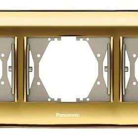 Viko Panasonic Thea Blu Gold + Dore Üçlü Çerçeve