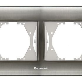 Viko Panasonic Thea Blu İnox + Beyaz İkili Çerçeve