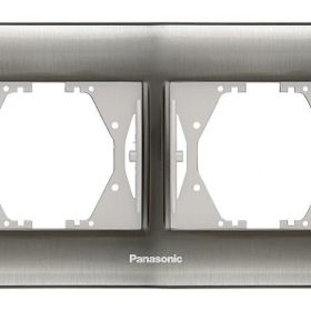 Viko Panasonic Thea Blu İnox + Beyaz İkili Çerçeve