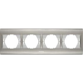 Viko Panasonic Thea Blu Inox Dörtlü Çerçeve