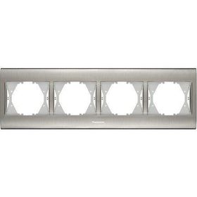 Viko Panasonic Thea Blu Inox Dörtlü Çerçeve