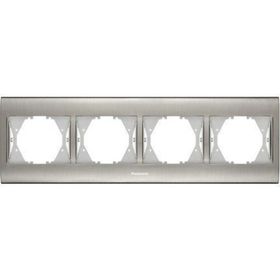 Viko Panasonic Thea Blu Inox Dörtlü Çerçeve
