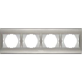 Viko Panasonic Thea Blu Inox Dörtlü Çerçeve