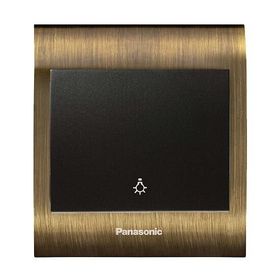 Viko Panasonic Thea Blu Light Antique Dore Kapak Siyah Anahtar Çerçeve