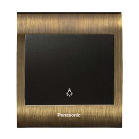 Viko Panasonic Thea Blu Light Antique Dore Kapak Siyah Anahtar Çerçeve