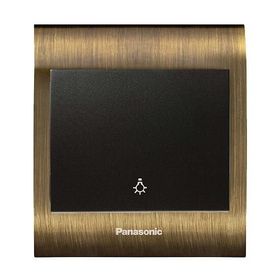 Viko Panasonic Thea Blu Light Antique Dore Kapak Siyah Anahtar Çerçeve
