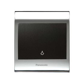 Viko Panasonic Thea Blu Light Chrome Beyaz Kapak Siyah Anahtar Çerçeve
