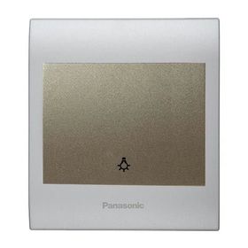 Viko Panasonic Thea Blu Light Chrome Matt Beyaz Kapak Dore Anahtar Çerçeve