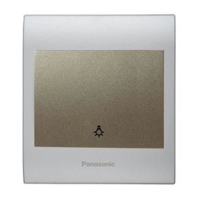 Viko Panasonic Thea Blu Light Chrome Matt Beyaz Kapak Dore Anahtar Çerçeve