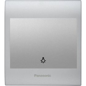 Viko Panasonic Thea Blu Light Chrome Matt Kapak Metalik Beyaz Anahtar Çerçeve