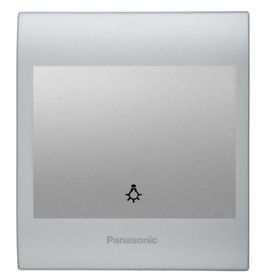 Viko Panasonic Thea Blu Light Chrome Matt Kapak Metalik Beyaz Anahtar Çerçeve