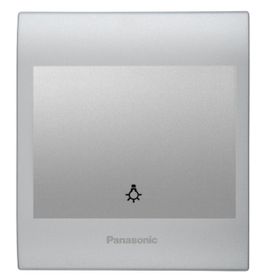 Viko Panasonic Thea Blu Light Chrome Matt Kapak Metalik Beyaz Anahtar Çerçeve