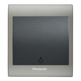 Viko Panasonic Thea Blu Light Inox Beyaz Kapak Füme Anahtar Çerçeve