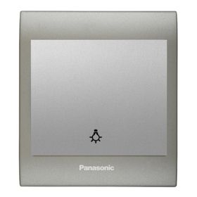 Viko Panasonic Thea Blu Light Inox Matt Dore Kapak Metalik Beyaz Anahtar Çerçeve