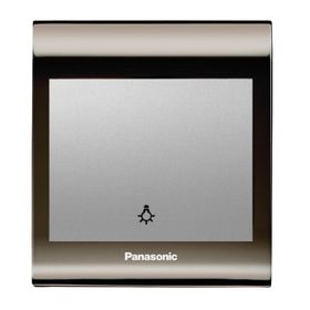 Viko Panasonic Thea Blu Light Una Füme Kapak Metalik Beyaz Anahtar Çerçeve