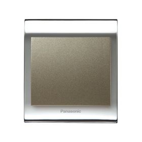 Viko Panasonic Thea Blu Tekli Chrome Beyaz Kapak Dore Anahtar Çerçeve