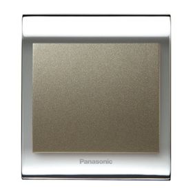 Viko Panasonic Thea Blu Tekli Chrome Beyaz Kapak Dore Anahtar Çerçeve