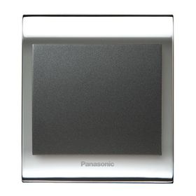 Viko Panasonic Thea Blu Tekli Chrome Beyaz Kapak Füme Anahtar Çerçeve