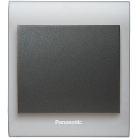 Viko Panasonic Thea Blu Tekli Chrome Matt Beyaz Kapak Füme Anahtar Çerçeve
