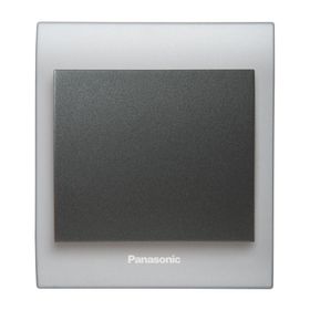 Viko Panasonic Thea Blu Tekli Chrome Matt Beyaz Kapak Füme Anahtar Çerçeve