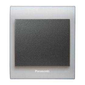 Viko Panasonic Thea Blu Tekli Chrome Matt Beyaz Kapak Füme Anahtar Çerçeve