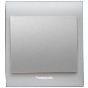 Viko Panasonic Thea Blu Tekli Chrome Matt Beyaz Kapak Metalik Anahtar Çerçeve