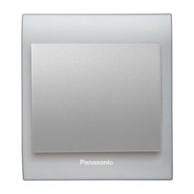 Viko Panasonic Thea Blu Tekli Chrome Matt Beyaz Kapak Metalik Anahtar Çerçeve