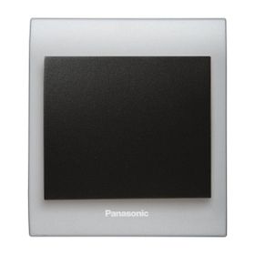 Viko Panasonic Thea Blu Tekli Chrome Matt Beyaz Kapak Siyah Anahtar Çerçeve