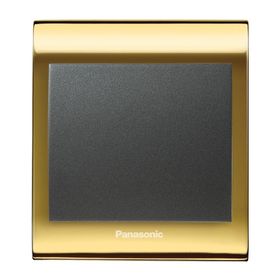 Viko Panasonic Thea Blu Tekli Gold Dore Kapak Füme Anahtar Çerçeve