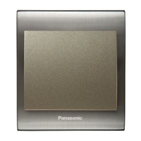 Viko Panasonic Thea Blu Tekli Inox Beyaz Kapak Dore Anahtar Çerçeve