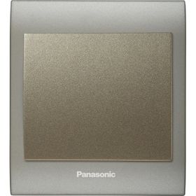 Viko Panasonic Thea Blu Tekli Inox Matt Dore Kapak Anahtar Çerçeve