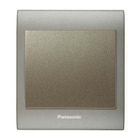 Viko Panasonic Thea Blu Tekli Inox Matt Dore Kapak Anahtar Çerçeve