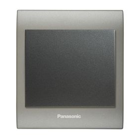 Viko Panasonic Thea Blu Tekli Inox Matt Dore Kapak Füme Anahtar Çerçeve