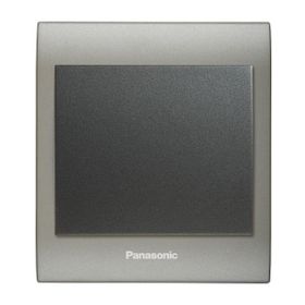 Viko Panasonic Thea Blu Tekli Inox Matt Dore Kapak Füme Anahtar Çerçeve