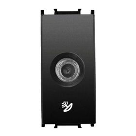 Viko Panasonic Thea Modüler Siyah 1M Uydu Prizi F Konnektörlü Sonlu Mekanizma + Düğme/Kapak