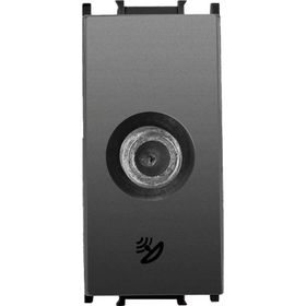 Viko Panasonic Thea Modüler Siyah 1M Uydu Prizi F Konnektörlü Sonlu Mekanizma + Düğme/Kapak
