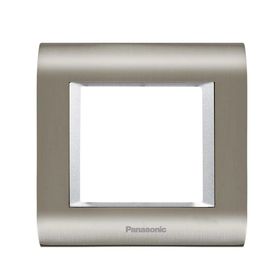Viko Panasonic Thea Sistema 2 m İnox Metalik Beyaz Çerçeve