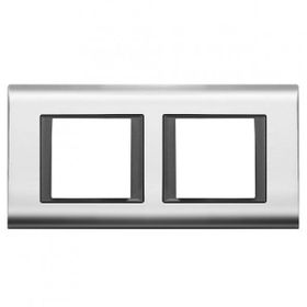 Viko Panasonic Thea Sistema 2x2 m Chrome Füme Çerçeve