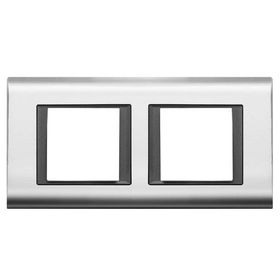 Viko Panasonic Thea Sistema 2x2 m Chrome Füme Çerçeve