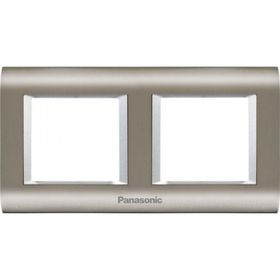 Viko Panasonic Thea Sistema 2x2 m İnox Metalik Beyaz Çerçeve