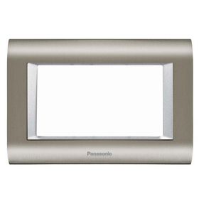 Viko Panasonic Thea Sistema 3 m İnox Metalik Beyaz Çerçeve