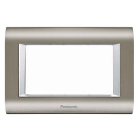 Viko Panasonic Thea Sistema 3 m İnox Metalik Beyaz Çerçeve