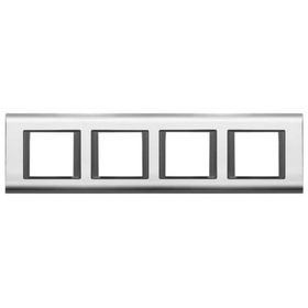 Viko Panasonic Thea Sistema 4x2 m Chrome Füme Çerçeve
