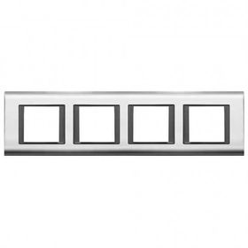 Viko Panasonic Thea Sistema 4x2 m Chrome Füme Çerçeve