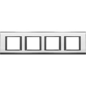 Viko Panasonic Thea Sistema 4x2 m Chrome Füme Çerçeve